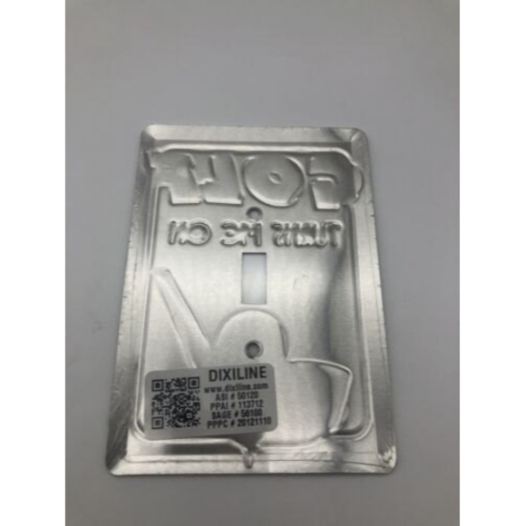 Golf Turns Me On Metal Single Light Switch Plate Cover 6”x4-1/4” sealed - Picture 3 of 6